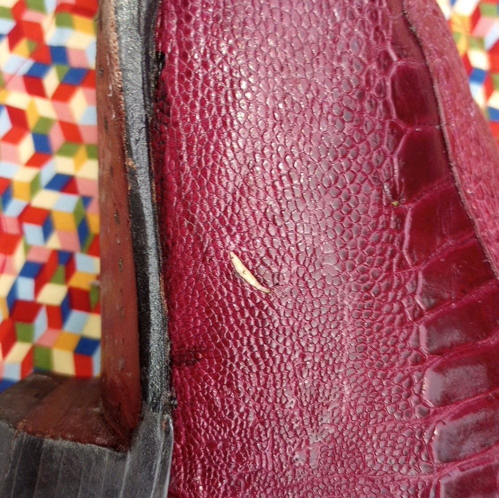Lamasini Cowboy boots Reptile/Leather made in Mexico (pre-loved) - Picture 8 of 14